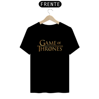 Camiseta T-Shirt Classic Unissex / Game Of Thrones Logo Dourado