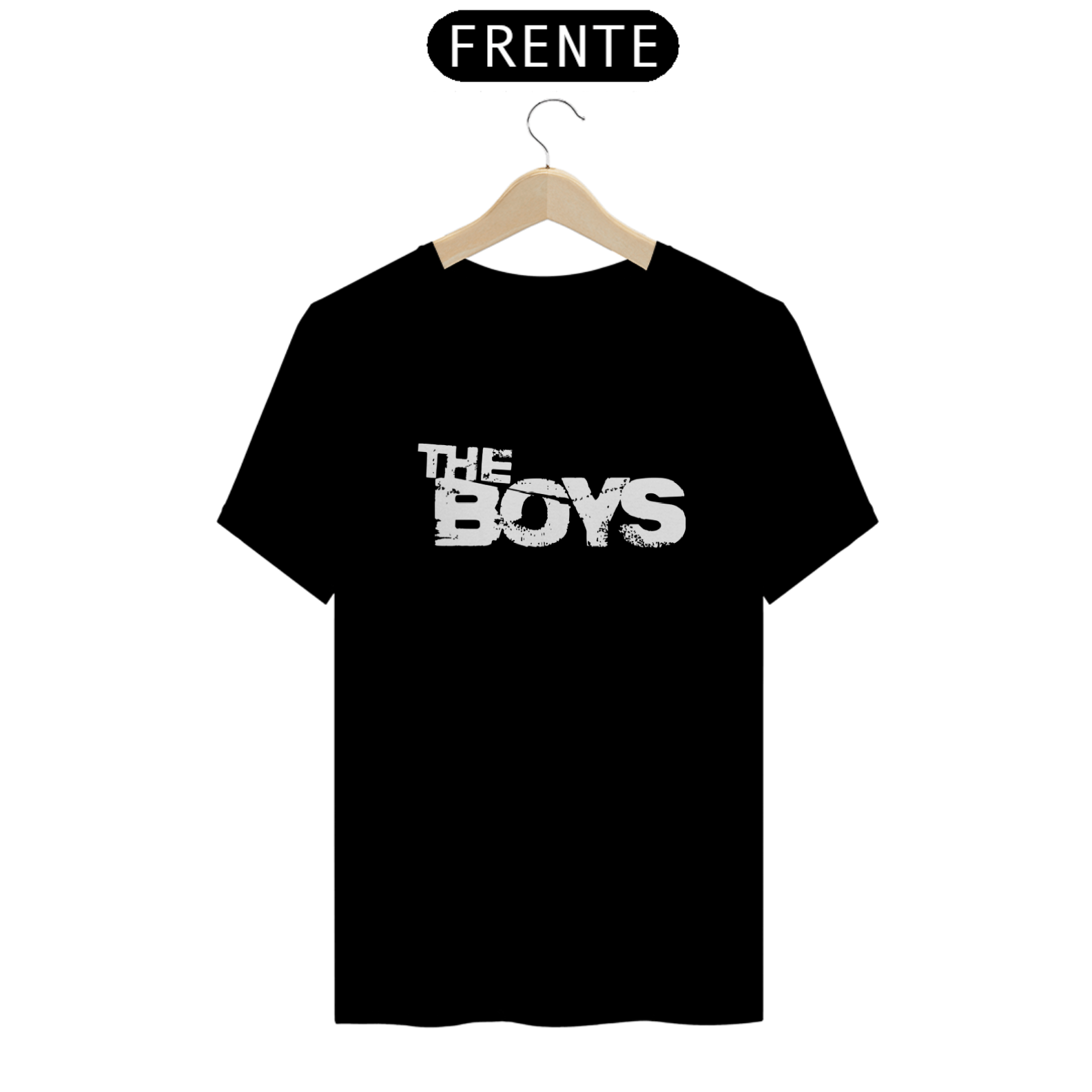 Camiseta T-Shirt Classic Unissex / The Boys Logo Cinza