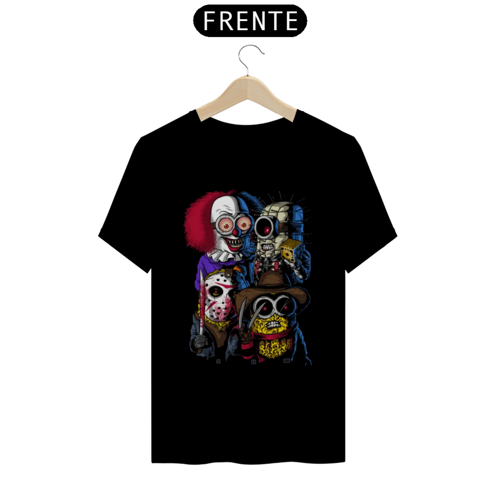 Camiseta T-Shirt Classic Unissex / Minions Terror