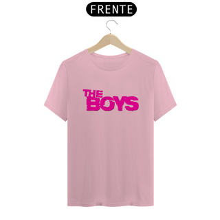Nome do produto Camiseta T-Shirt Classic Unissex / The Boys Logo Rosa