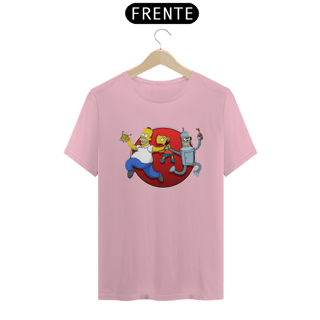 Nome do produto Camiseta T-Shirt Classic Unissex / Bender, Homer e Bart