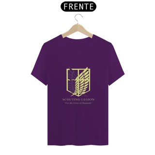 Nome do produto Camiseta T-Shirt Classic Unissex / Attack On Titan Scouting Legion