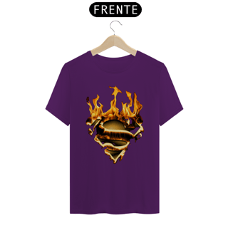 Nome do produto Camiseta T-Shirt Classic Unissex / Logo Fire Super-Homem