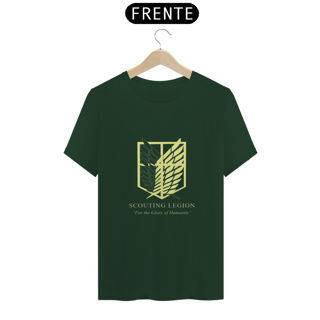 Nome do produto Camiseta T-Shirt Classic Unissex / Attack On Titan Scouting Legion