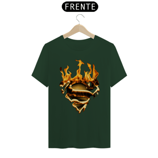 Nome do produto Camiseta T-Shirt Classic Unissex / Logo Fire Super-Homem