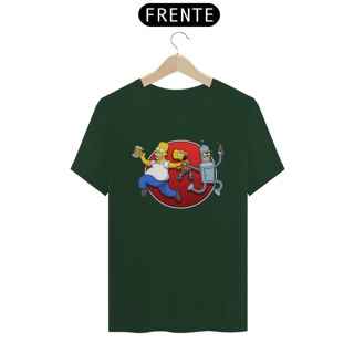 Nome do produto Camiseta T-Shirt Classic Unissex / Bender, Homer e Bart