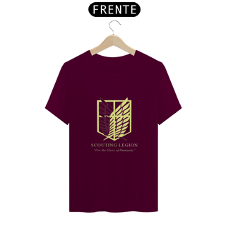Nome do produto Camiseta T-Shirt Classic Unissex / Attack On Titan Scouting Legion