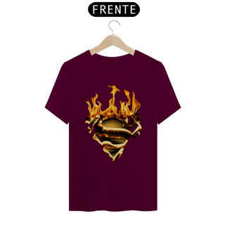 Nome do produto Camiseta T-Shirt Classic Unissex / Logo Fire Super-Homem