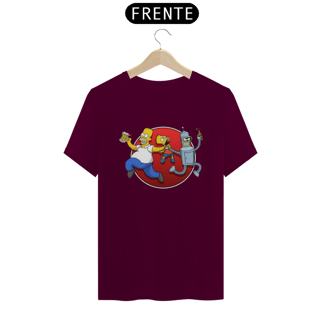 Nome do produto Camiseta T-Shirt Classic Unissex / Bender, Homer e Bart