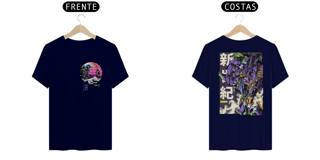 Nome do produto Camiseta Brasão + Estampa Evangelion Aesthetic