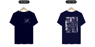 Nome do produto Camiseta estampa dupla One Piece - Luffy Gear 5 dark colors