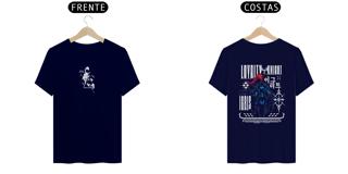 Nome do produto Camiseta Solo Leveling frente e verso - Igris dark colors