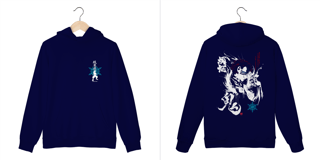 Nome do produto Moletom Demon Akaza dark colors