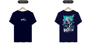 Nome do produto Camiseta frente e verso Miku Rock On - dark colors
