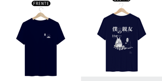 Nome do produto Camiseta frente e verso Best friend Totoro - dark colors