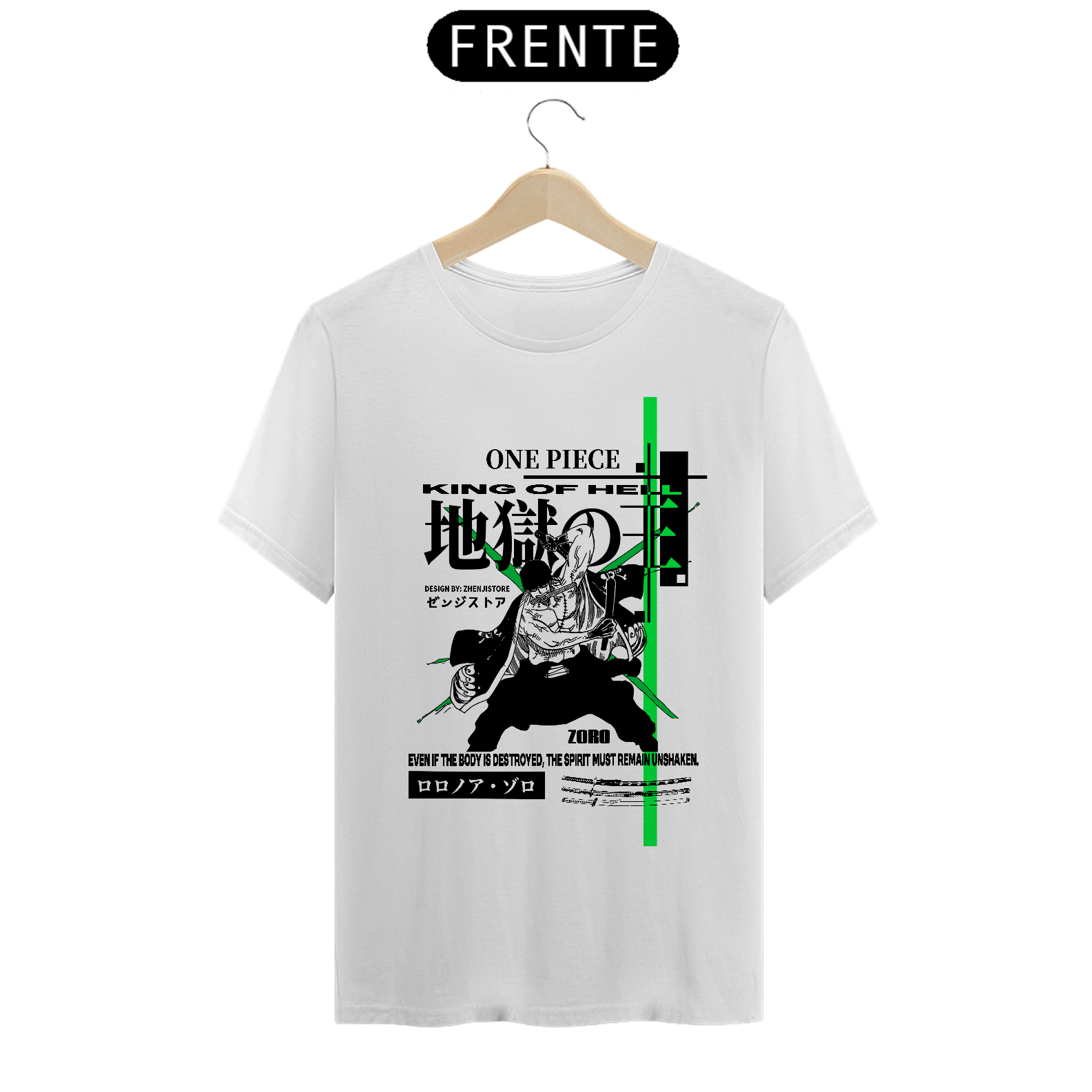 Camiseta One Piece - Roronoa Zoro 