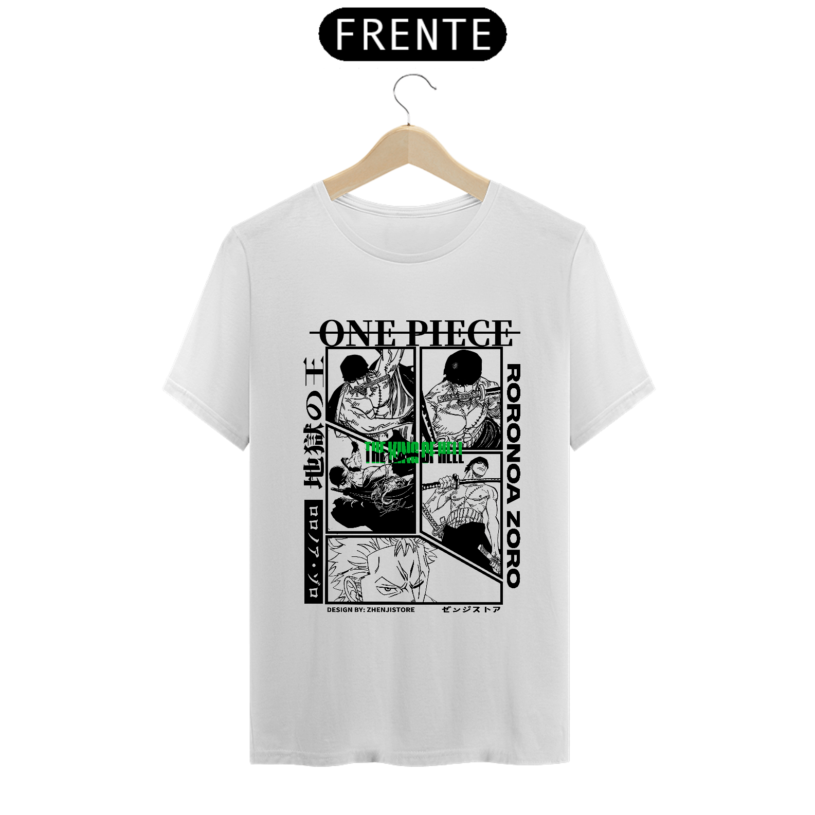 Camiseta One Piece - Zoro Asura 