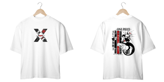 Nome do produto Oversize One Piece frente e verso - Monkey D Luffy