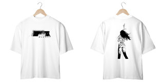 Nome do produto Oversize Chainsawman frente e verso - Yoru Minimalist