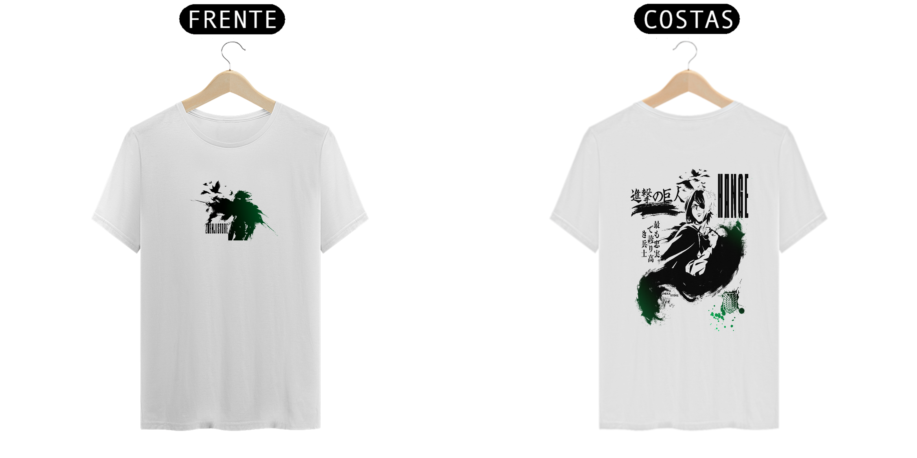 Camiseta frente e verso Soldier Zoe