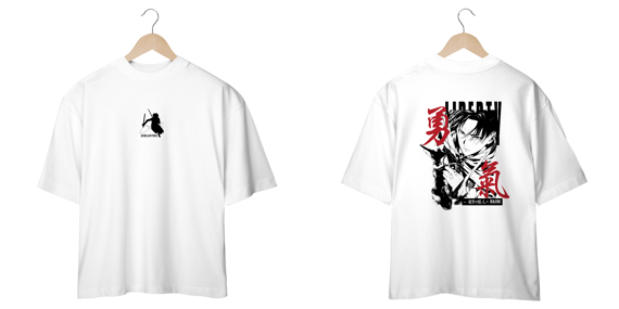 Oversize frente e verso Ackerman Soldier