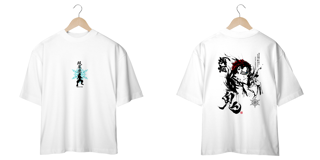 Oversize frente e verso Demon Akaza 