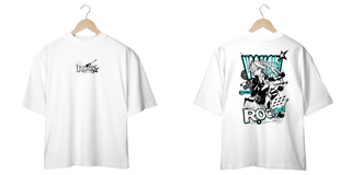 Nome do produto Oversize frente e verso Miku Rock On