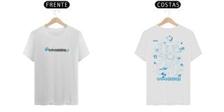 Nome do produto Camiseta frente e verso Princess Moon - Blue Vers.