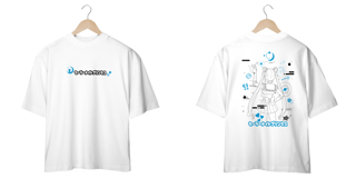 Nome do produto Oversize frente e verso Princess Moon