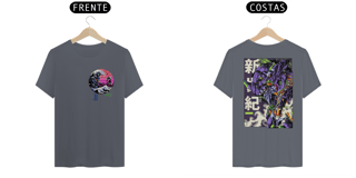 Nome do produto Camiseta Brasão + Estampa Evangelion Aesthetic