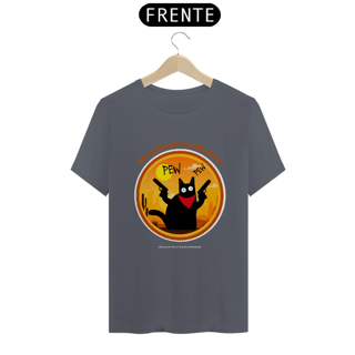 Nome do produto Camiseta Neko Pew Pew Cores Escuras