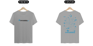 Nome do produto Camiseta frente e verso Princess Moon - Blue Vers.