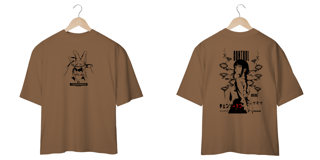 Nome do produto Oversize Chainsawman frente e verso - Makima