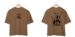 Nome do produto Oversize Chainsawman frente e verso - Denji