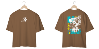 Nome do produto Oversize frente e verso Inosuke Beast dark colors