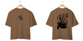 Nome do produto Oversize frente e verso Rengoku pilar de fogo