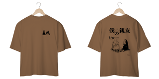 Nome do produto Oversize frente e verso Best friend Totoro