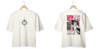 Nome do produto Oversize Jujutsu Kaisen frente e verso - Sukuna