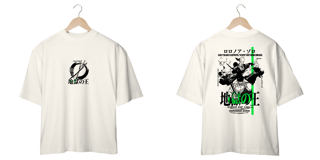 Nome do produto Oversize One Piece frente e verso - Zoro