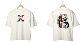 Nome do produto Oversize One Piece frente e verso - Monkey D Luffy