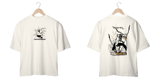 Nome do produto Oversize Chainsawman frente e verso - Denji