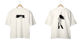 Nome do produto Oversize Chainsawman frente e verso - Yoru Minimalist