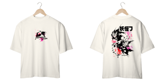 Nome do produto Oversize frente e verso Yokai Team