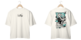 Nome do produto Oversize frente e verso Miku Rock On