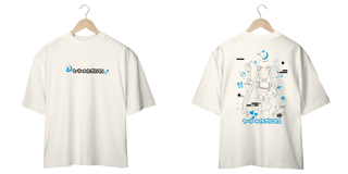 Nome do produto Oversize frente e verso Princess Moon