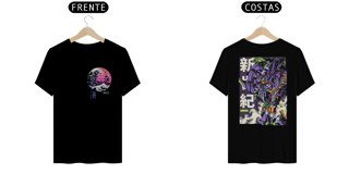 Nome do produto Camiseta Brasão + Estampa Evangelion Aesthetic