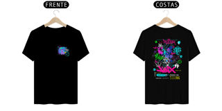 Nome do produto Camiseta LOL estampa dupla - Jinx dark colors