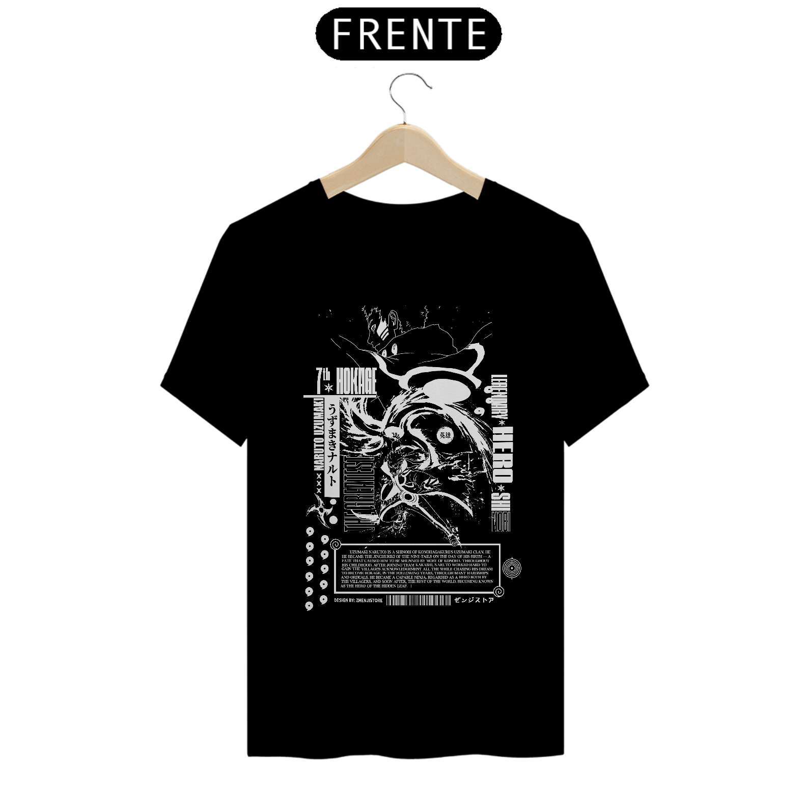 Camiseta Naruto - Naruto Uzumaki dark colors