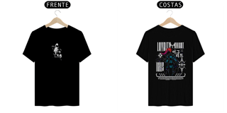 Nome do produto Camiseta Solo Leveling frente e verso - Igris dark colors