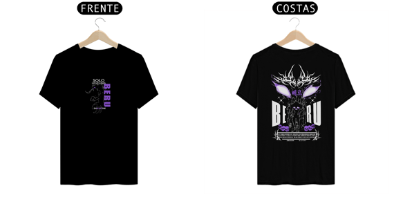Camiseta Solo Leveling frente e verso - Beru dark colors
